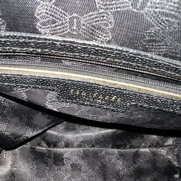 TED BAKER JANNE PEBBLED LEATHER TOTE purse crossbody - Picture 2 of 8